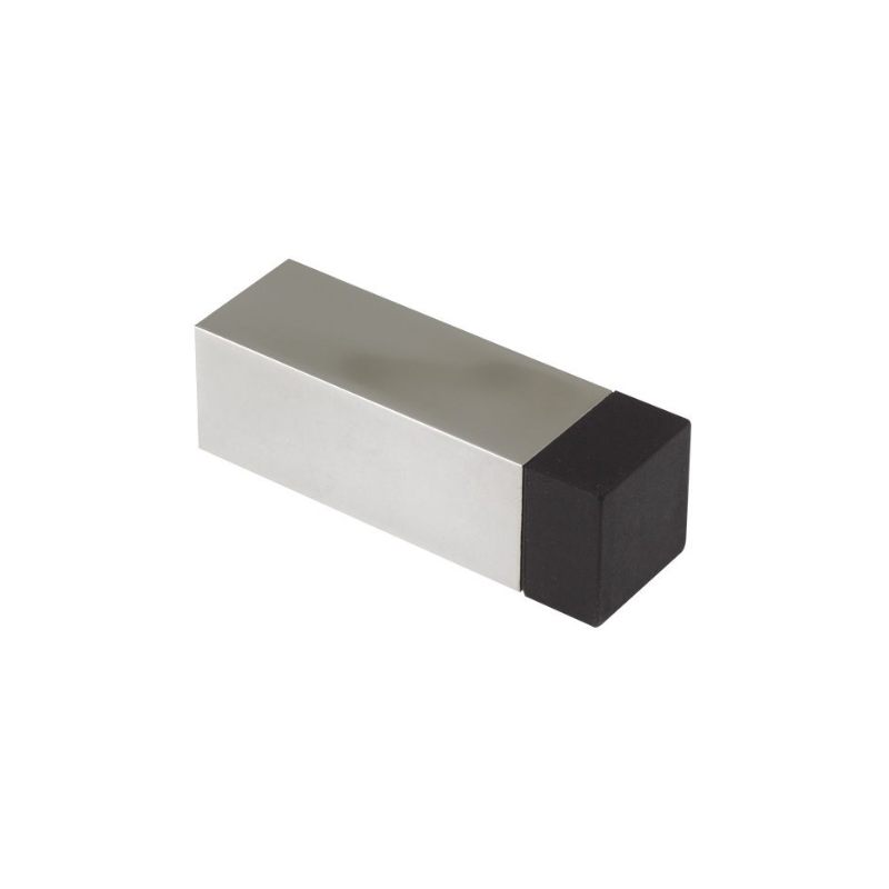 Zoo Square Door Stop 65mm-Polished Stainless