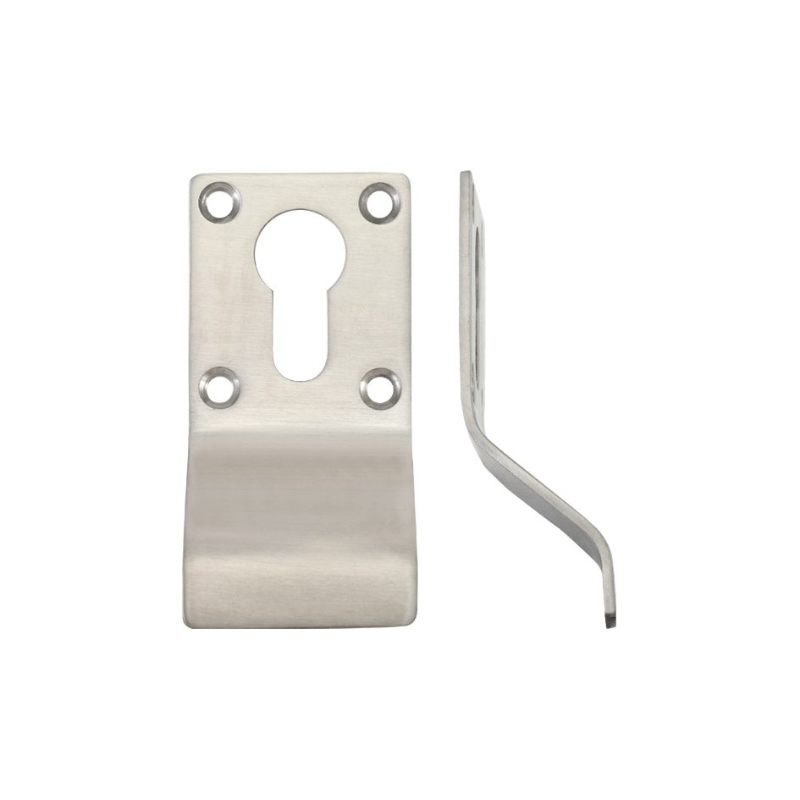 Zoo Cylinder Latch Pull - Euro Profile - 88mm x 43mm-Satin Stainless