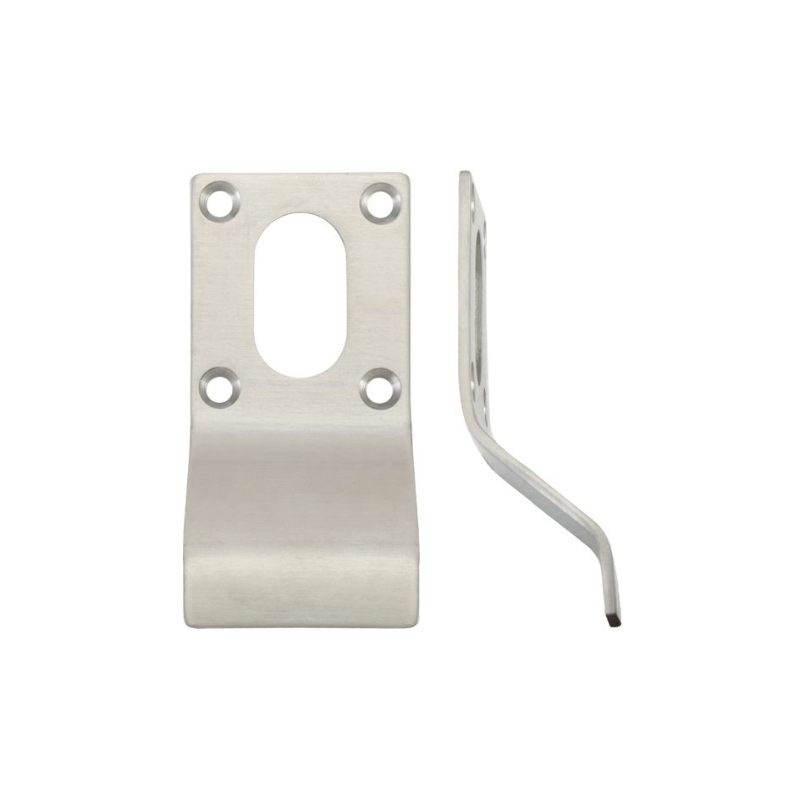 Zoo Cylinder Latch Pull - Oval Profile - 88mm x 43mm-Satin Stainless