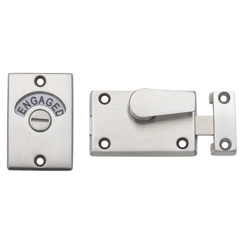 Zoo Toilet Door Indicator-Satin Stainless