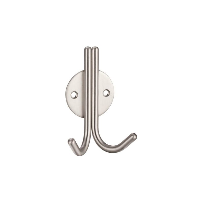 Zoo Double Robe Hook-Satin Stainless