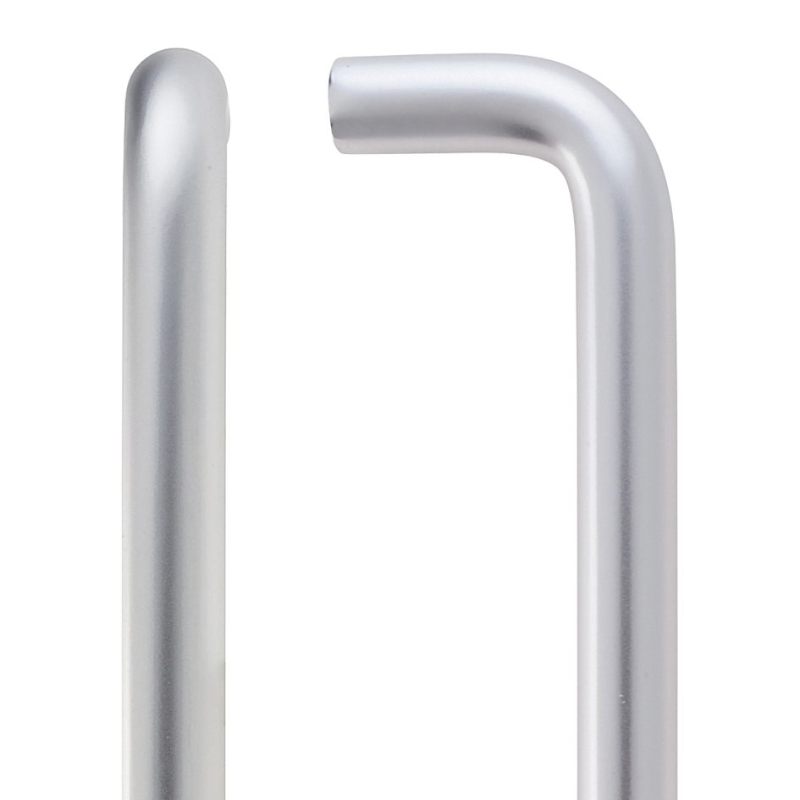 Zoo 19MM Aluminium D Pull Handle - 225mm-Satin Aluminium