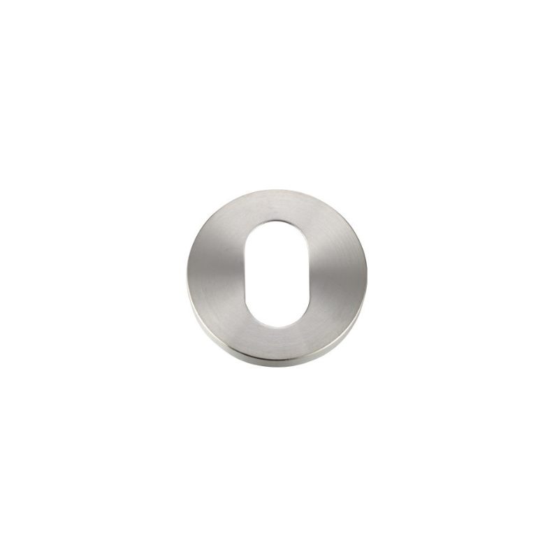 Zoo Escutcheon Oval Profile - 52mm Rose - Grade 304-Satin Stainless