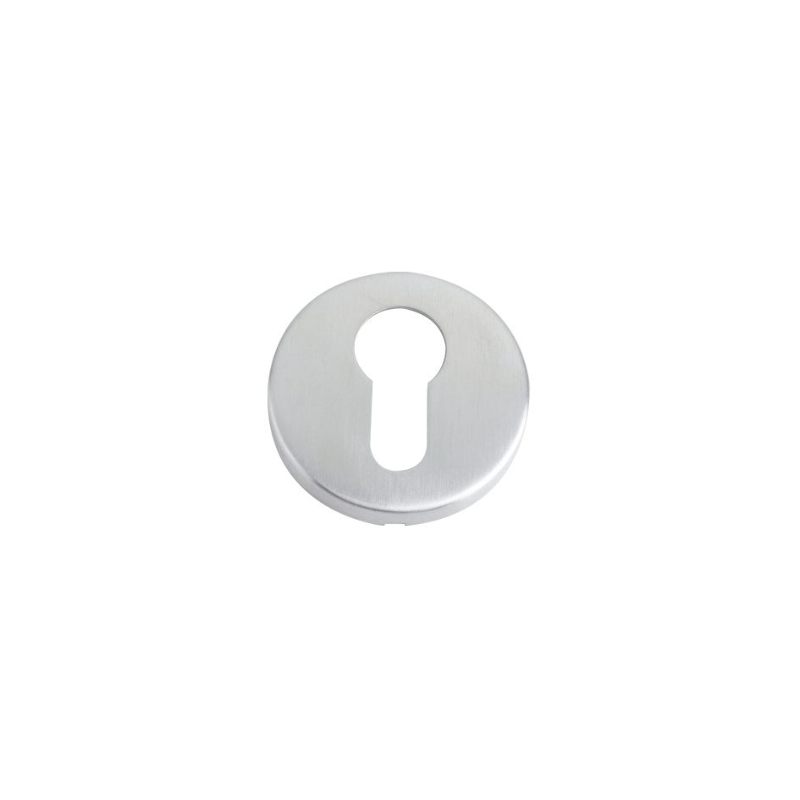 Zoo Euro Profile Escutcheon - 52mm Dia - Grade 201-Satin Stainless