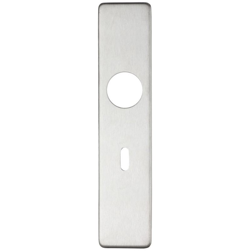 Zoo Cover plate for 19 mm and 22mm RTD Lever on Backplate - Lock 57mm-Satin Stainless