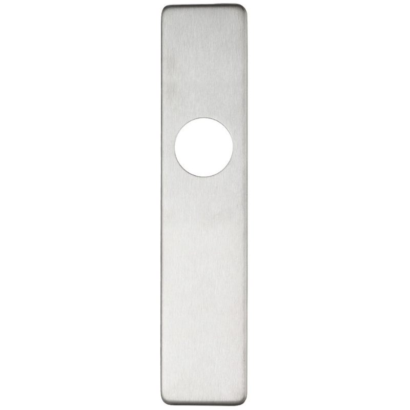 Zoo Cover plate for 19 mm and 22mm RTD Lever on Backplate - Latch-Satin Stainless