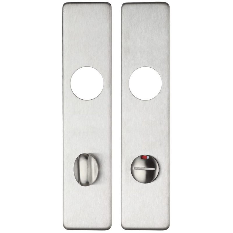 Zoo Cover plate for 19 mm and 22mm RTD Lever on Backplate - Din Bathroom/78mm Centres-Satin Stainless