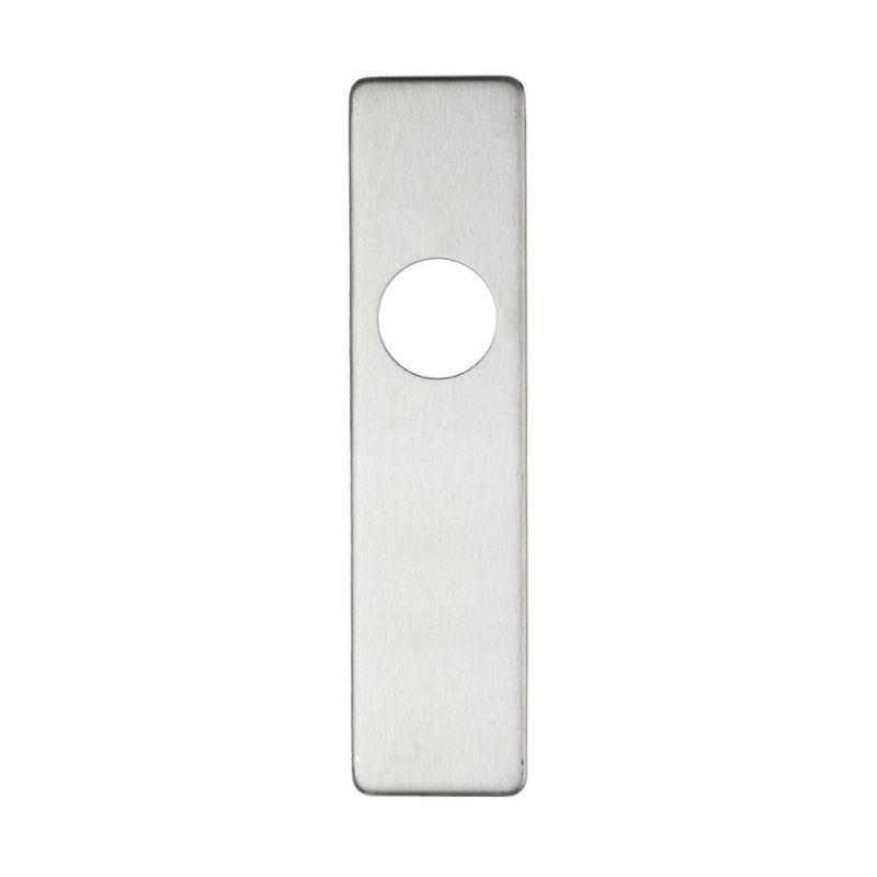 Zoo Cover plate for 19 mm RTD Lever on Short Backplate - Latch - 45mm x 180mm-Satin Stainless