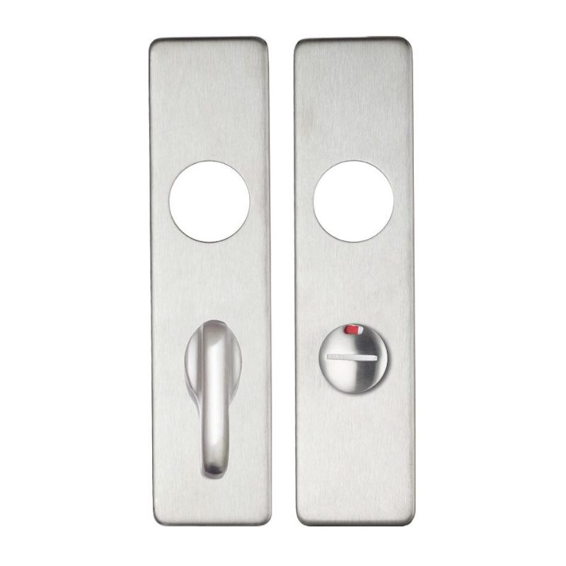 Zoo Cover plate for 19 mm RTD Lever on Short Backplate - Bathroom 57mm - 45mm x 180mm-Satin Stainless