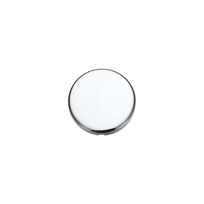 Zoo Blank Profile Escutcheon 52mm dia-Polished Chrome