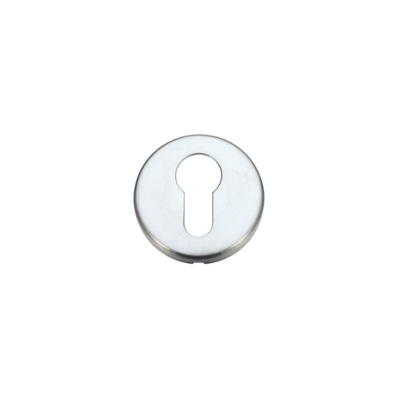 Zoo Euro Profile Escutcheon 52mm dia-Satin Chrome